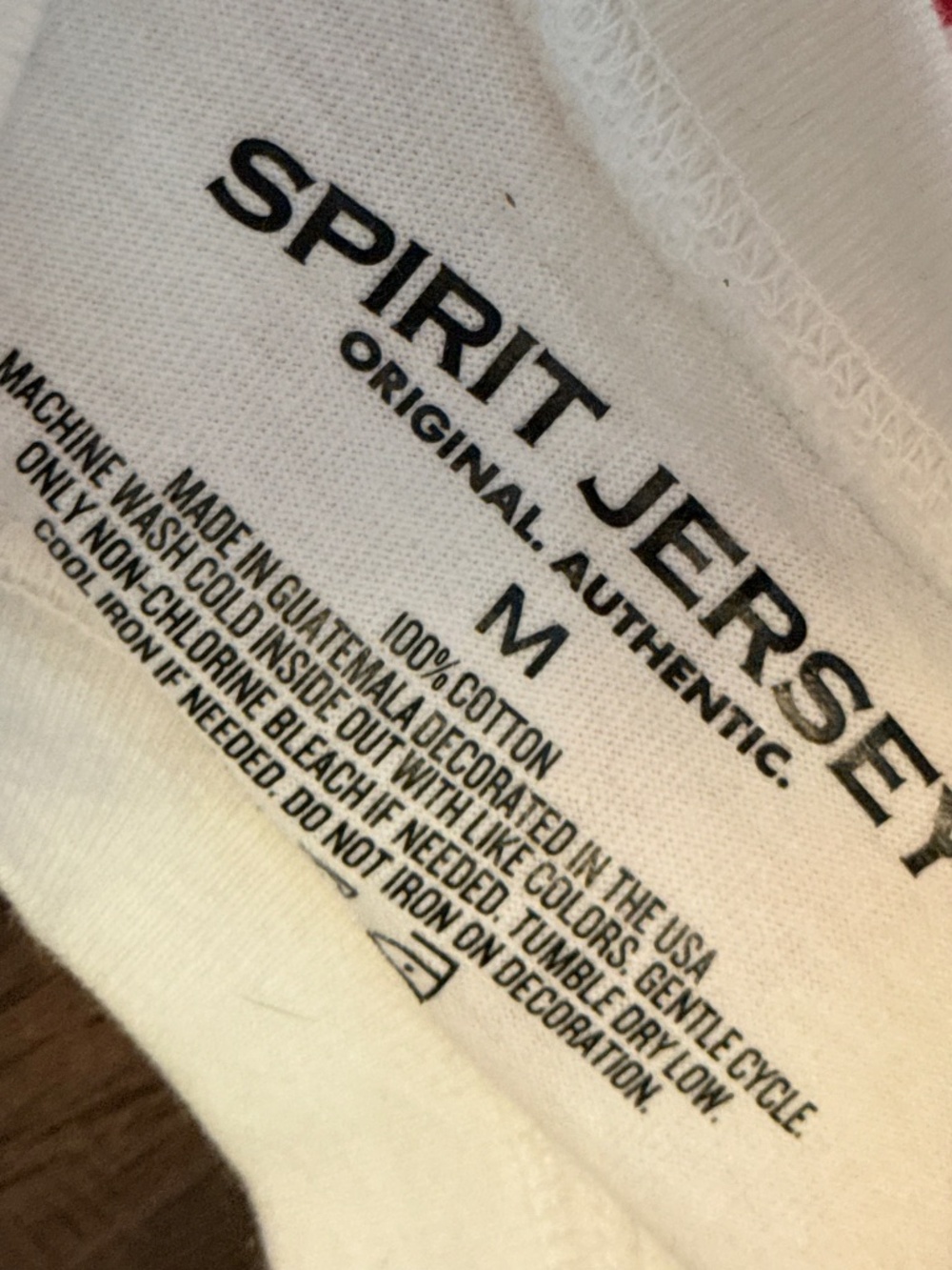 Kansas City Spirit Jersey White Long Sleeve – Size Medium